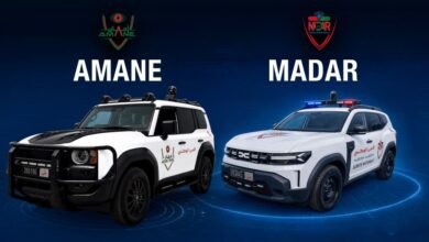 سيارة الدورية الذكية أمان التابعة للأمن الوطني بشوارع الرباط