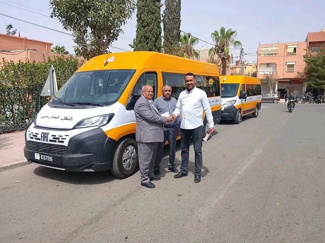 حافلات جديدة للنقل المدرسي بجماعة واد الصفاء