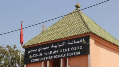 مشروع تهيئة مدارتين طرقيتين بجماعة سيدي بيبي